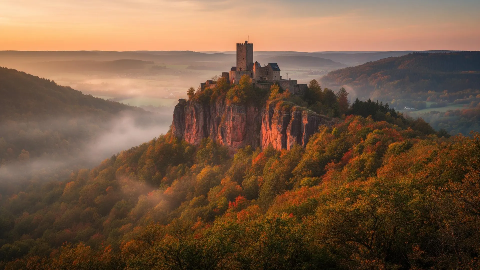 Burg Trifels bei Annweiler in der Südpfalz